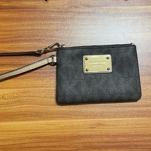 Michael Kors wristlet brown